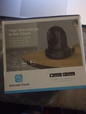 Security Camera Amcrest Pan / Tilt Wifi New In Box - Be Alert!
